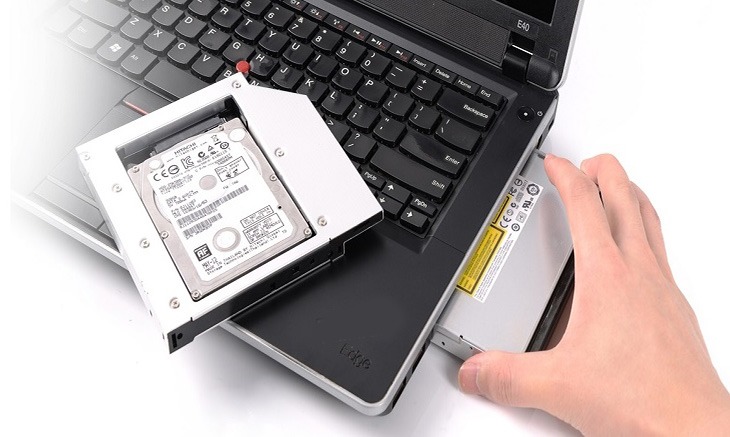 Lắp 2 ổ cứng cho Laptop SSD và HDD