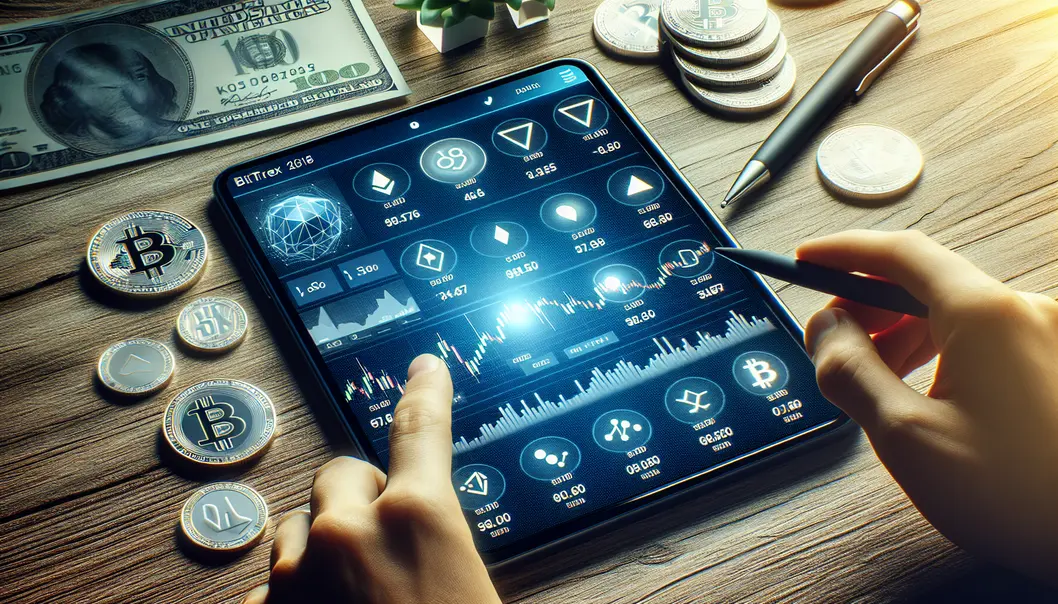 Giao diện của nền tảng giao dịch Binance với các biểu đồ và cặp tiền ảo.