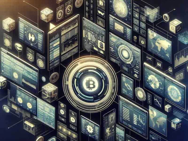 Collage of popular cryptocurrency trading platform interfaces in a modern design.